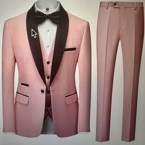 PINK AND BLACK 3PC TUX